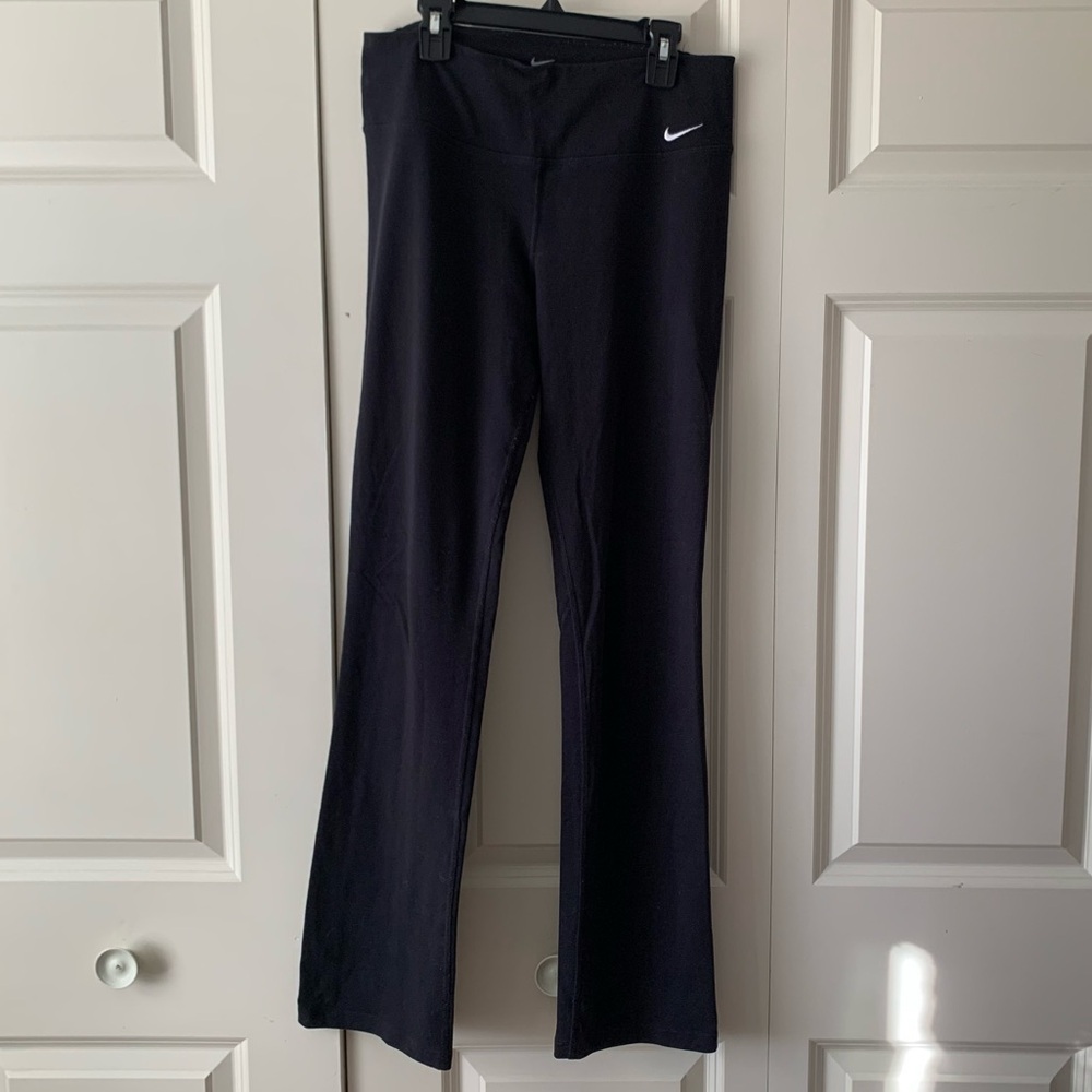 Nike Black Cotton Leggings Size Medium
